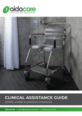 Aspire Aluminium Commode 440mm Clinical Guide