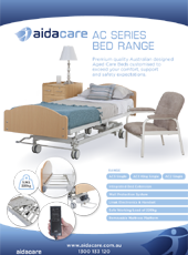 Aidacare Aged Care Bed Brochure