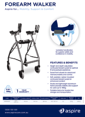 Aspire Forearm Walker Flyer
