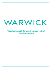Care Instructions - Lustrell Ranger Vinyl
