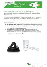 CPAB - LAUNCH Sofihub Personal Alarms