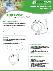 Safe Use Guide - Hand Held Shower