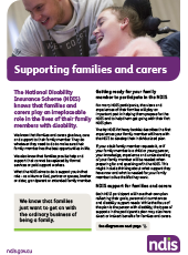 Supporting Families Carers